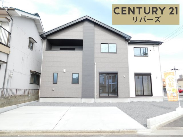 名古屋市港区遠若町１丁目の新築一戸建の外観|☆限定１棟☆　　いつでも見学出来ます♪（お問合せ当日、平日、水曜、夜間でもＯＫ）　南向き、陽当たり良好！！　開放的な角地！　長期優良住宅♪　駐車らくらく並列２台ＯＫ♪　周辺環境充実♪