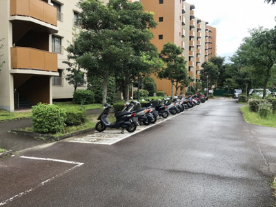 【駐輪場】 | 白川高層住宅６号棟