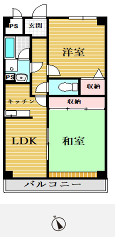 【間取り】 | ベルローゼ浜寺
