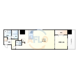 【間取り】 | GLAM　STELLA松屋町　中央小学校区 | GLAM　STELLA松屋町　間取り