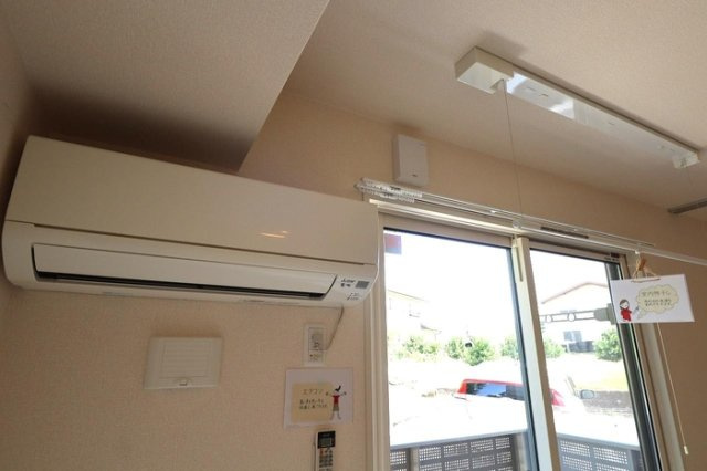 エスキーナの設備|エアコン・物干し付き