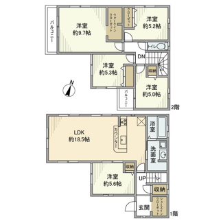 【間取り】 | つくしが丘戸建