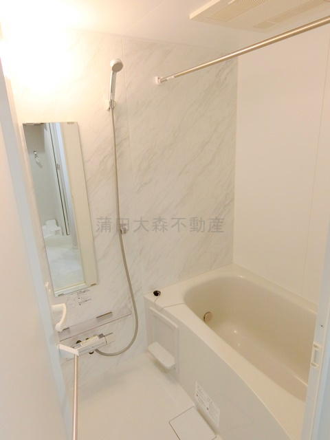 FABRIC蒲田west Residenceの浴室|追焚+浴室暖房乾燥機付きバスルーム　お風呂