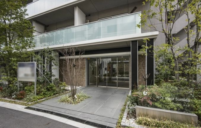 ハイズヴィガー墨田のエントランス