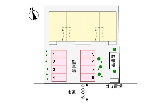 ブリーズ　Ｋの駐車場|駐車場