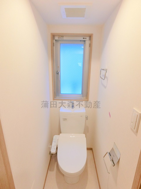 スマートVILLA多摩川のトイレ|温水洗浄便座付きのトイレ　