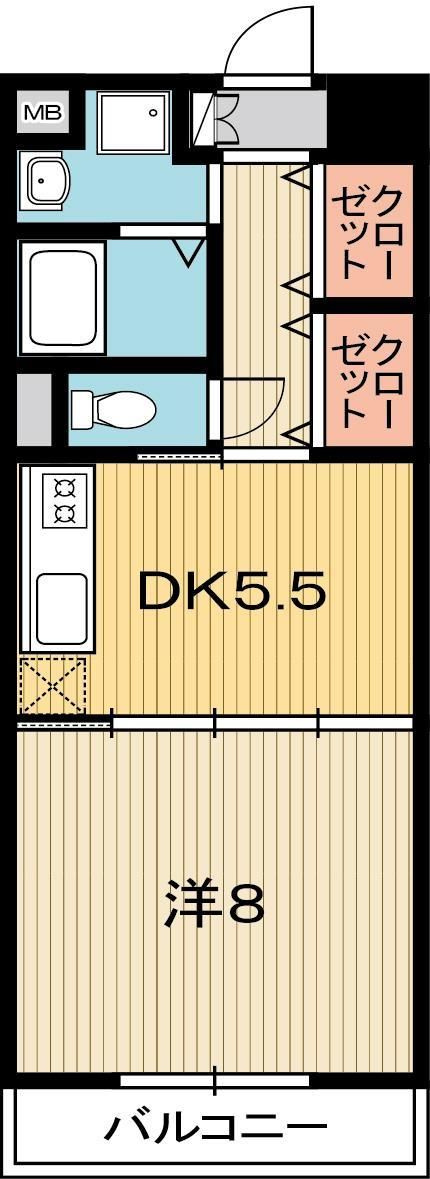 リーヴァ・ビスタ北本町の間取り