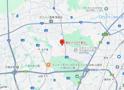 【地図】 | 朝日プラザ千里北Ｃ棟