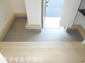 【玄関】 | 二本松市油井新築一戸建て12棟 | きれいな玄関です