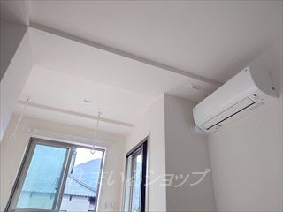 広島市安佐北区亀山２丁目の賃貸マンションのその他|室内物干し・エアコン