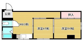 パレス上原の間取り