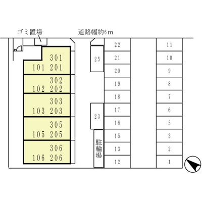 【区画図】 | エスポワール西明石 | ☆明石市松の内　エスポワール西明石☆