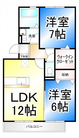 アルカディア新町の間取り