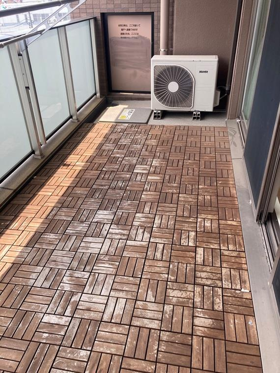 ライオンズ南大高ディアグランデのバルコニー