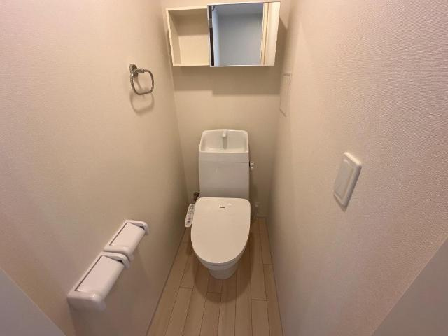 仮）守山区笹ヶ根２丁目新築アパートのトイレ|シャワー付トイレ（イメージ）