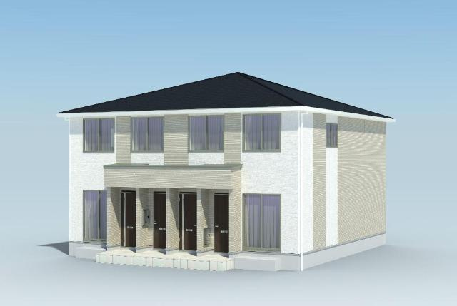 仮）守山区笹ヶ根２丁目新築アパートの外観|完成予想図