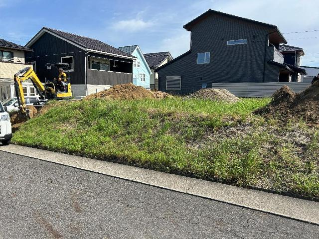 仮）守山区笹ヶ根２丁目新築アパートの外観|建築現場