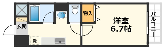 【間取り】 | ジュネス京口