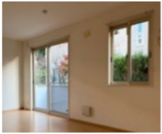 ガーデンハウス　Bのバルコニー