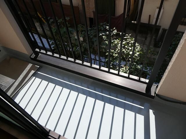 クレアシオン大山のバルコニー