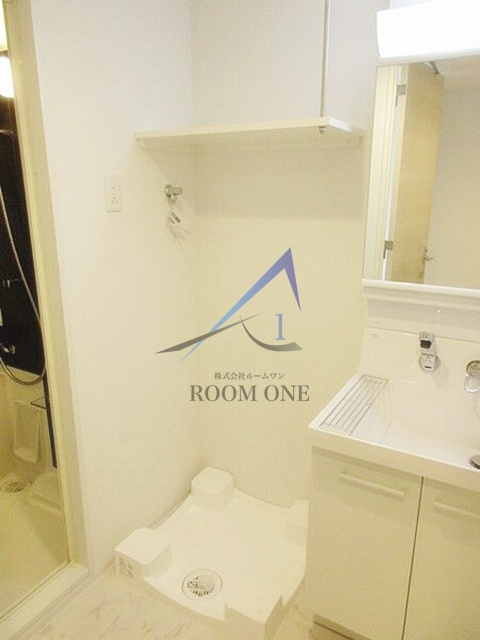 トラディティオ門前仲町の設備|洗濯機置き場です。