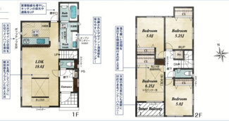  | 　【名古屋市中川区荒子5丁目87新築戸建】✨️仲介手数料無料✨️荒子小学校・一柳中学校
