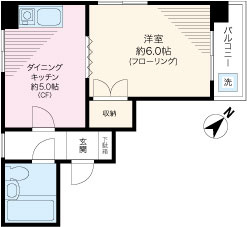 スカイコーポ坂本の間取り