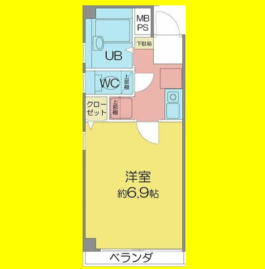 e池下　名古屋市賃貸　仲介手数料無料の間取り
