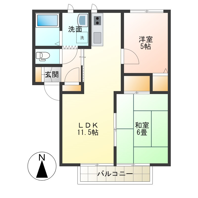 フレグランスリバティの間取り