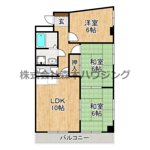 【間取り】 | 　グリーンアイル