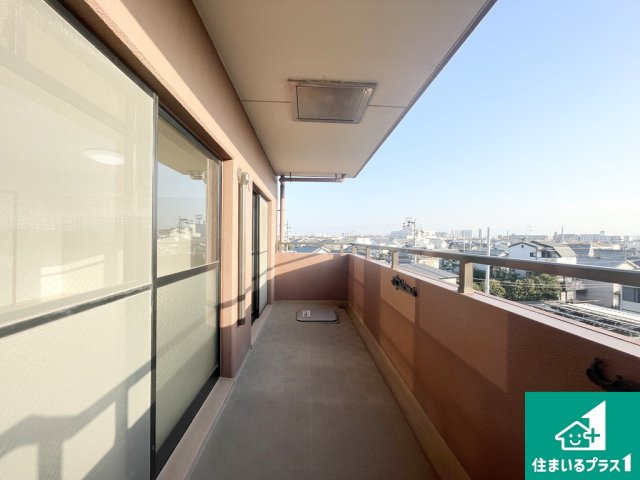 ベルク浜寺公園のバルコニー