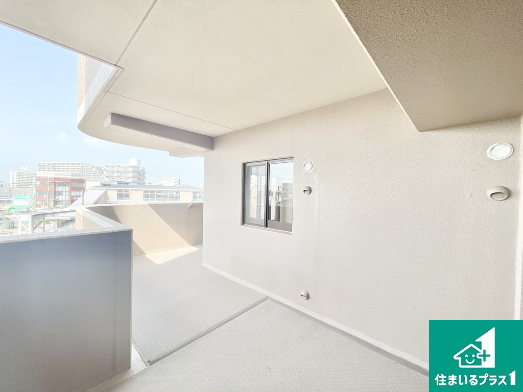 ベルク浜寺公園のバルコニー