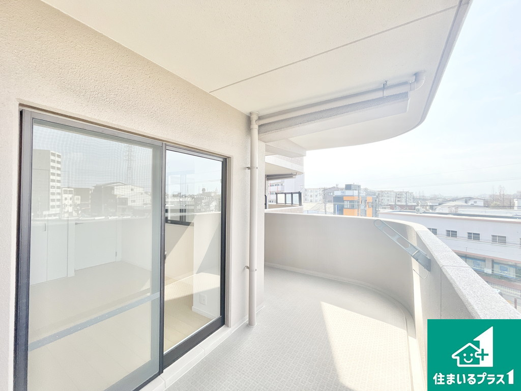 ベルク浜寺公園のバルコニー