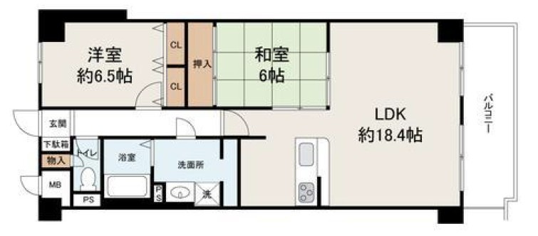 ベルク浜寺公園の間取り