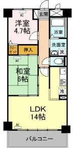 【間取り】 | モニュメントスクエア壱番館