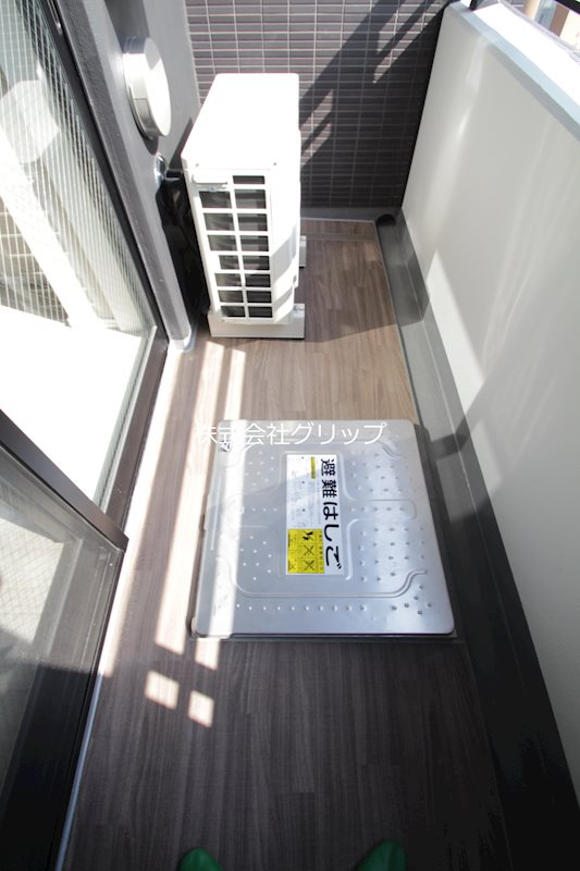 Le'a川崎参番館のバルコニー