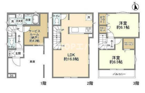 【間取り】 | Ｋolet津田沼