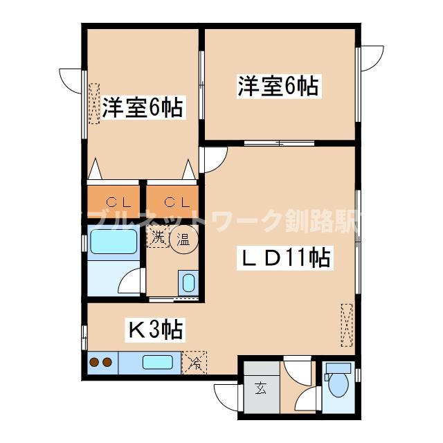 ハーバーサイドＢの間取り