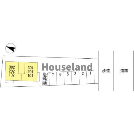 カルム中之島の区画図