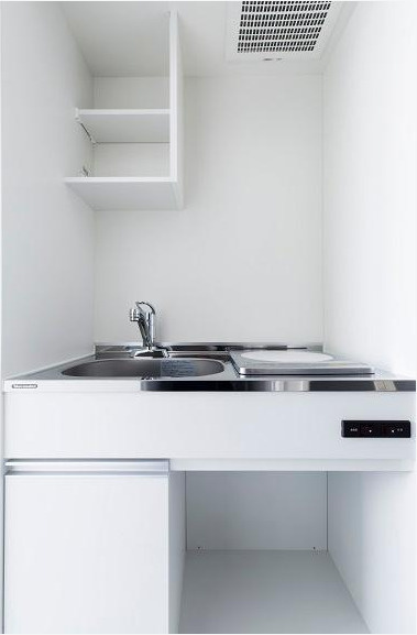 世田谷区深沢６丁目のアパートのキッチン