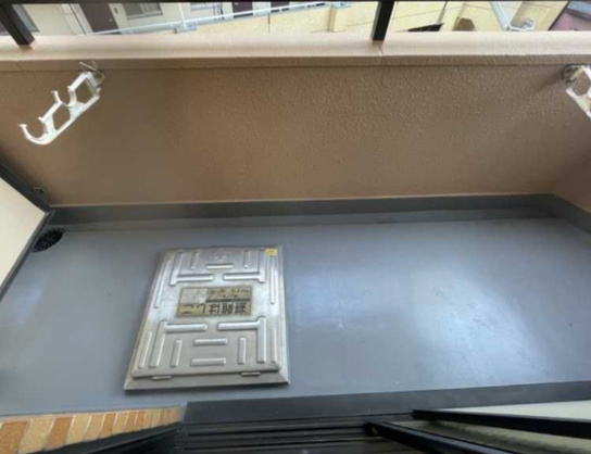 ダイアパレス池尻大橋　分譲賃貸　高層階　日勤管理のバルコニー