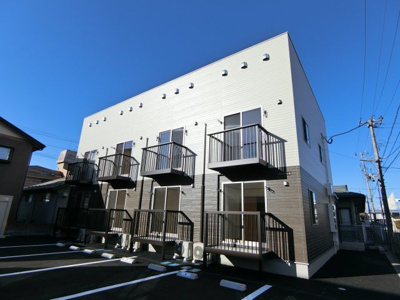 【外観】 | ベアドゥメゾンＢ | ２０２３年築のアパートです。