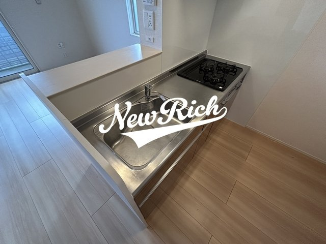 伊勢崎市山王町のアパートのキッチン