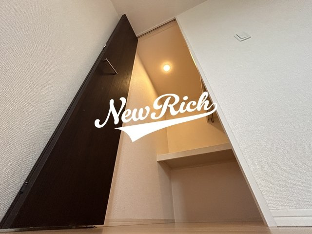 伊勢崎市山王町のアパートの収納