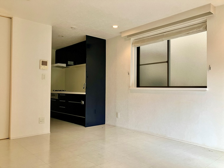 南青山戸建の居間・リビング