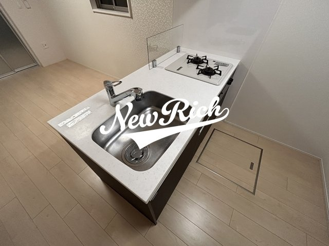 高崎市下小鳥町のアパートのキッチン