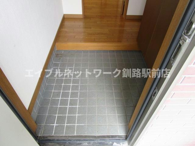 和田ハイツの玄関