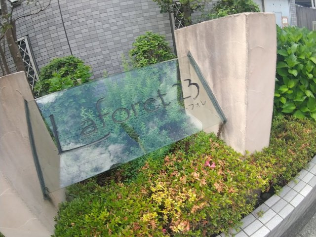 船橋市薬円台６丁目の賃貸マンションの庭