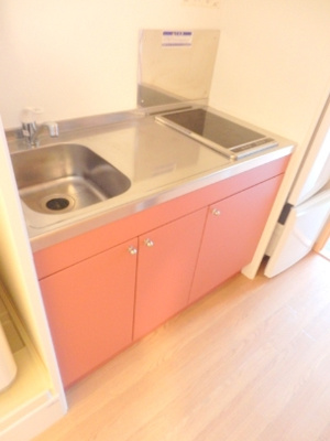 【キッチン】 | ハヅキ栄町 | ２口電気コンロ完備