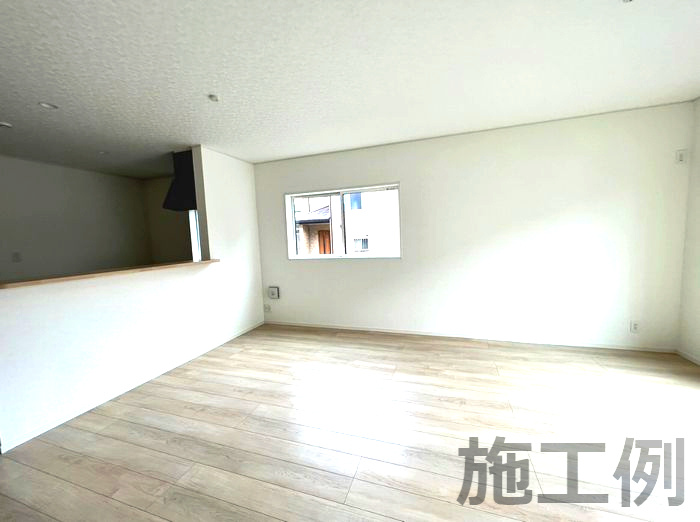 平塚市山下１丁目新築戸建て　第15-3号棟の居間・リビング|リビングです